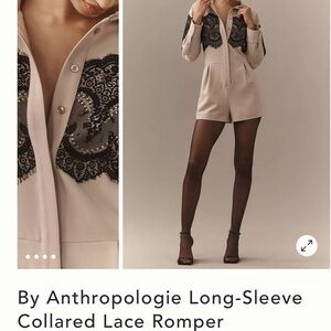 Chic Lace Detail Long-Sleeve Romper